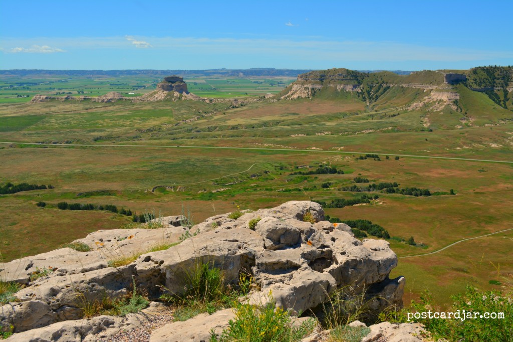 View from the top of the Scottsbluff Monument (Photo by Ann Teget)