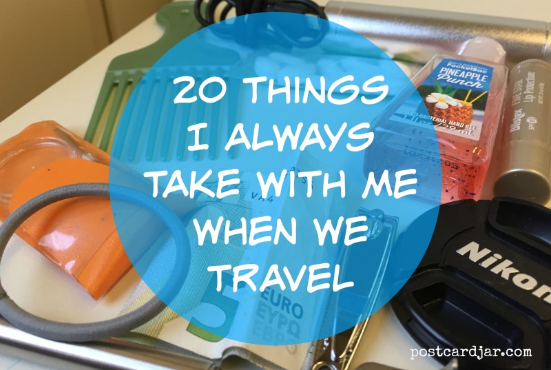 20 Things I Always Take With Me