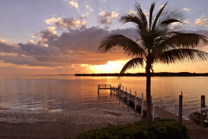A day of rejoicing with the sunrise on Easter morning from the Florida Keys. 