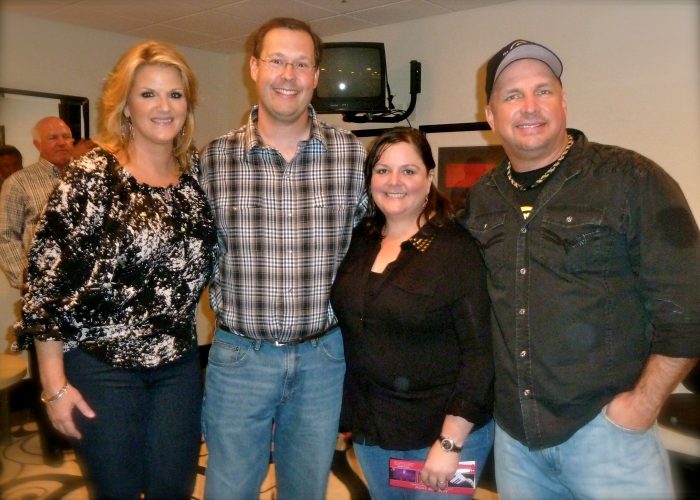 Down to earth, personable, and boy can they sing! Our once in a lifetime experience meeting county music artists, Garth Brooks and Trisha Yearwood. 
