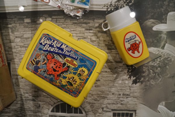 Kool-Aid marketing was everywhere when I was a kid. Lunch boxes, Barbie dolls, sno-cone machines. etc.