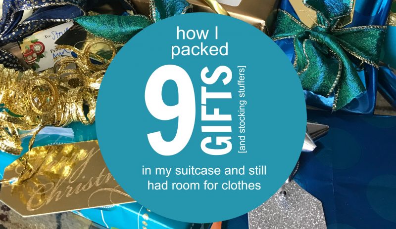 How to pack gifts for a cruise at Christmas