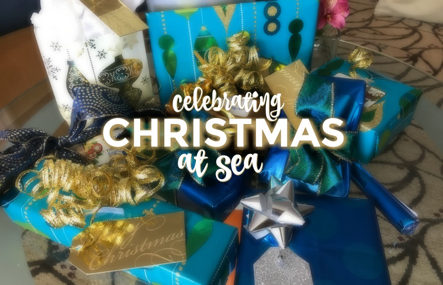 Celebrating Christmas at sea