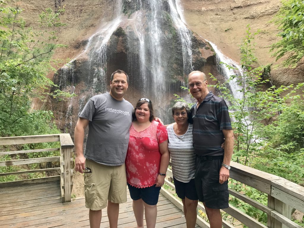 We had a wonderful trip around Nebraska with Steve's mom and dad, including stops at Smith Falls near Valentine.