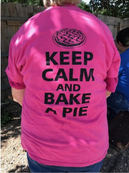 Worker's shirt, Village Pie Maker, Eustis, Nebraska