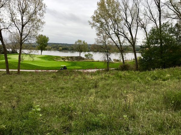 View of the Platte River from Quarry Oaks Golf Course. 