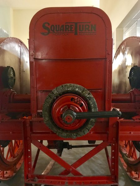 Square turn tractor at Elkhorn Valley Museum