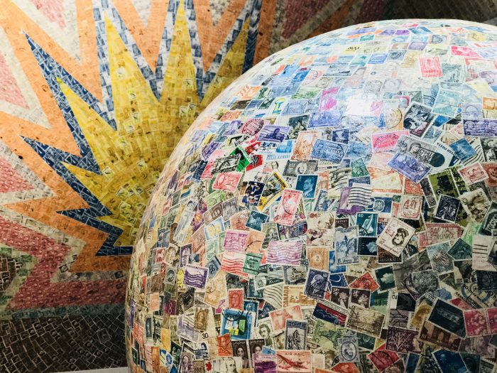 Largest ball of stamps, Boys' Town, Omaha, Nebraska