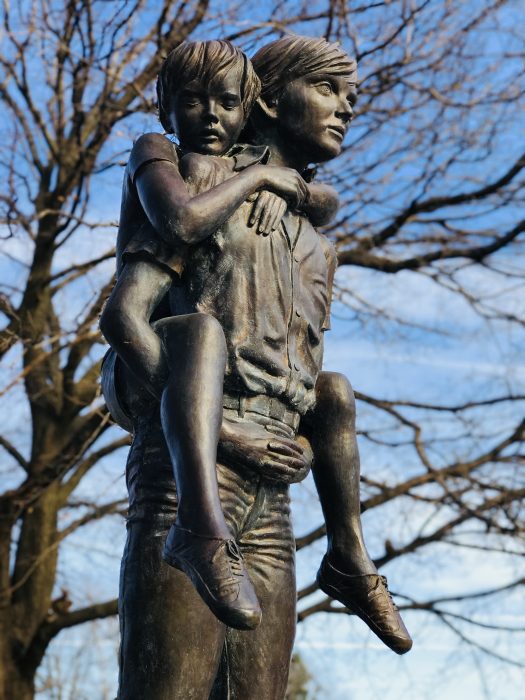 Two Brothers statue, Boys' Town, Omaha, Nebraska