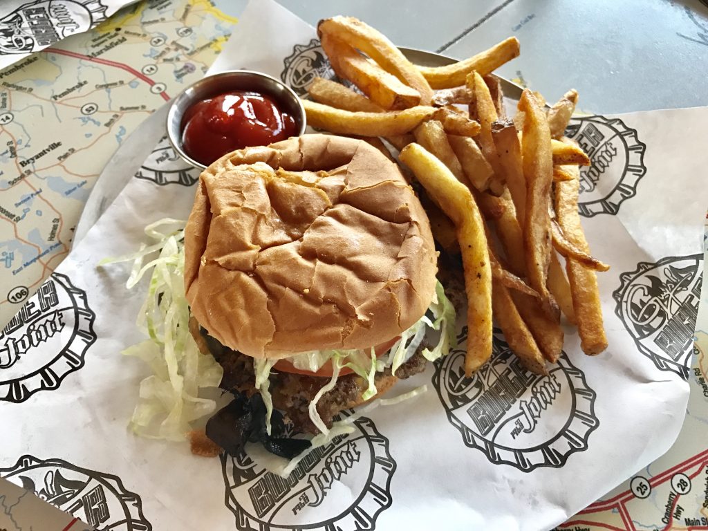 Made to order burgers at Guy's Burger Joint on the Carnival Valor.