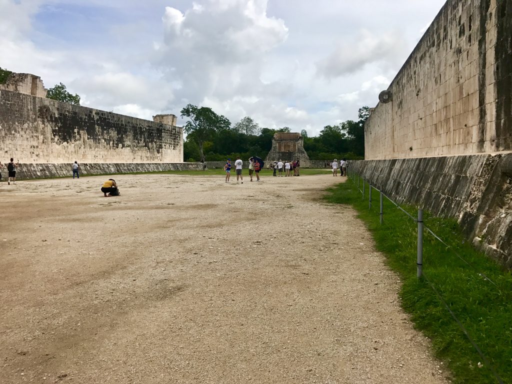 Sacred ball game court, Chichén Itzá, Mexico
