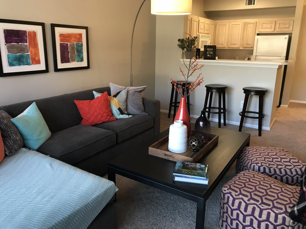 This apartment was beautifully staged, but way out of our price range.