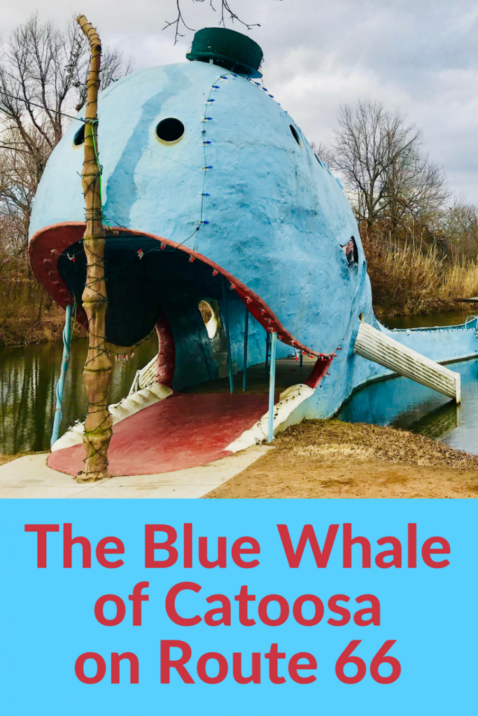 The Blue Whale of Catoosa on Route 66 near Tulsa