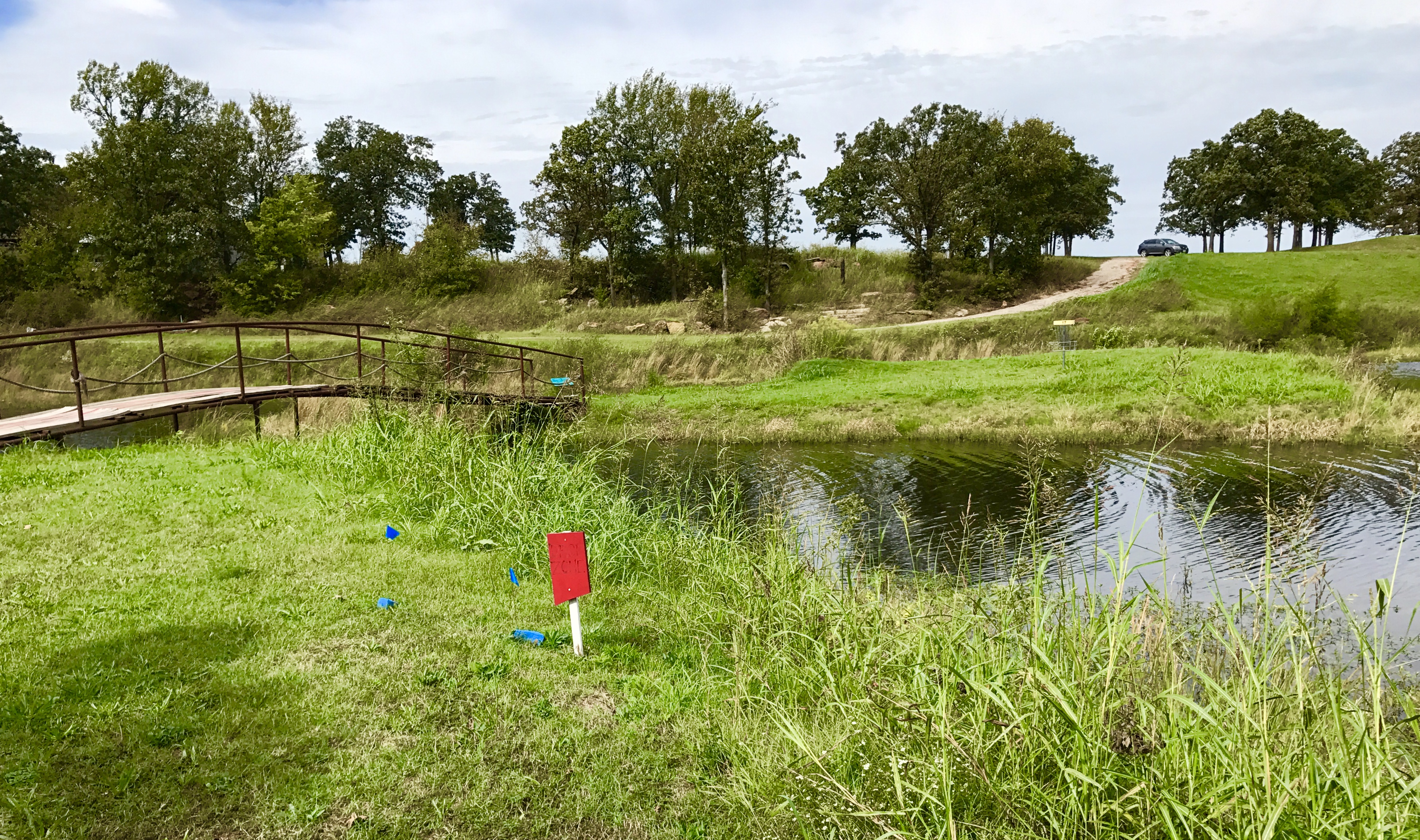 Taylor Ranch disc golf course in Pawhuska, Oklahoma.