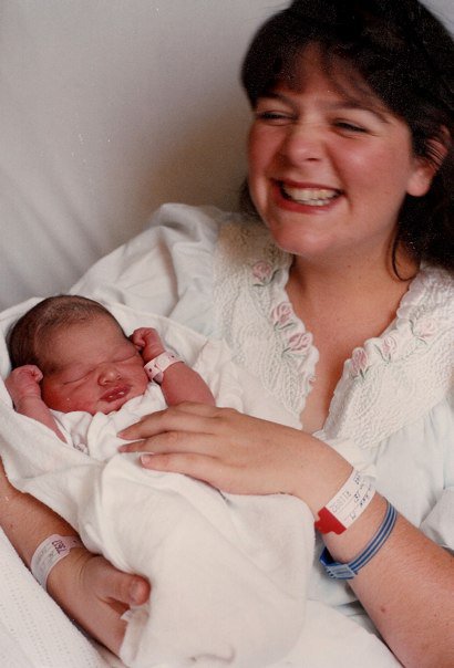 The day Meghan was born, Sept. 7, 1994. 