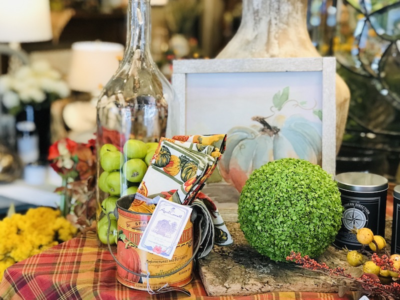 The Red Geranium has beautiful seasonal home decor and fantastic staff to help you find just what you need.