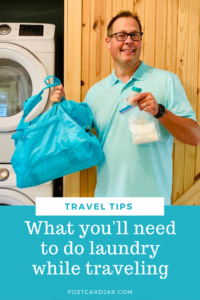 what you'll need to do laundry while traveling