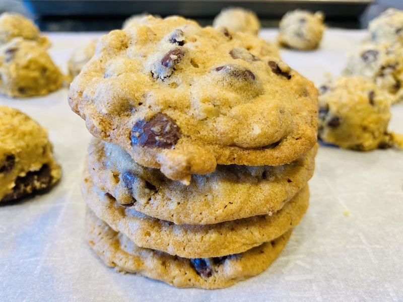 stack of DoubleTree by Hilton cookies