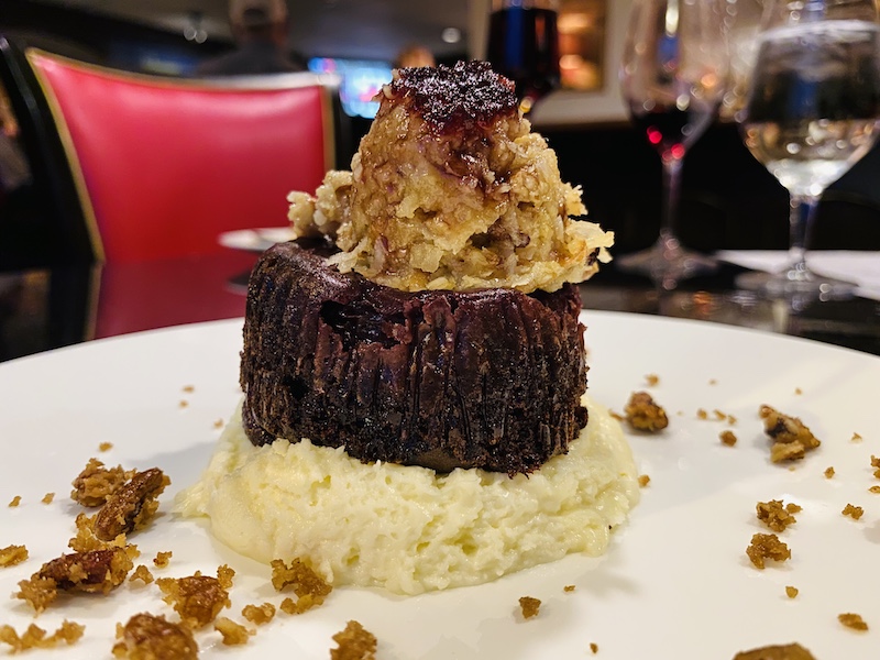 Black Forest German Chocolate Cake at Chaz on the Plaza at Raphael Hotel Kansas City