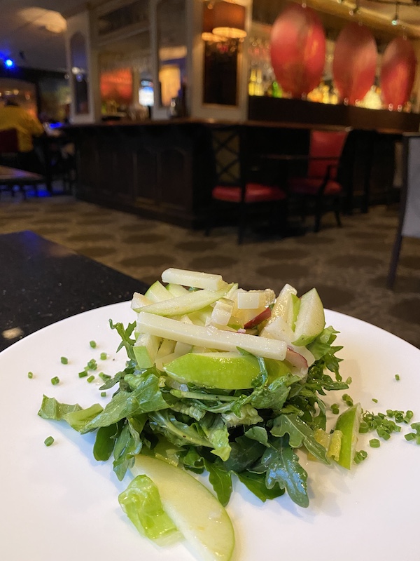 Apple Manchego Salad at Chaz on the Plaza at Raphael Hotel Kansas City