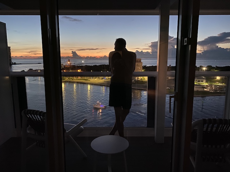 morning view from the Celebrity Summit