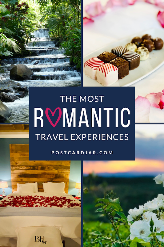 romantic travel experiences pin