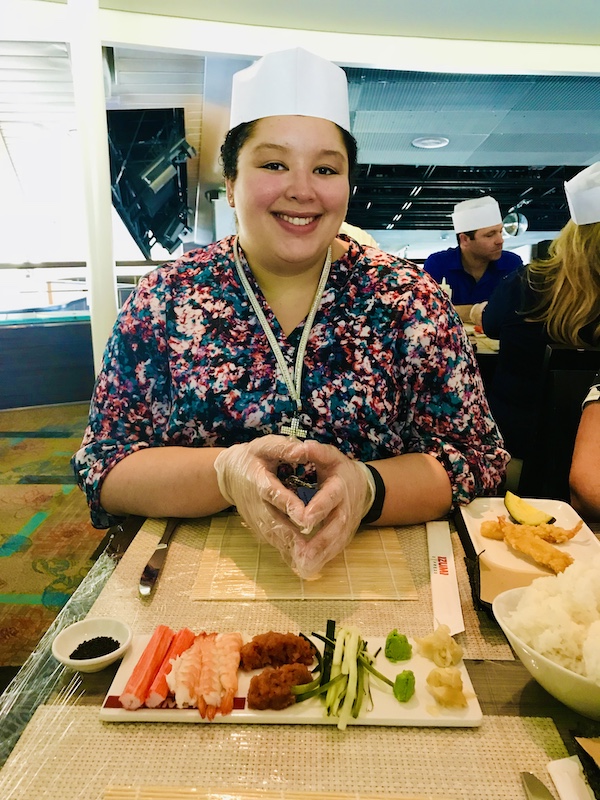 Cooking class on Royal Caribbean Liberty of the Seas