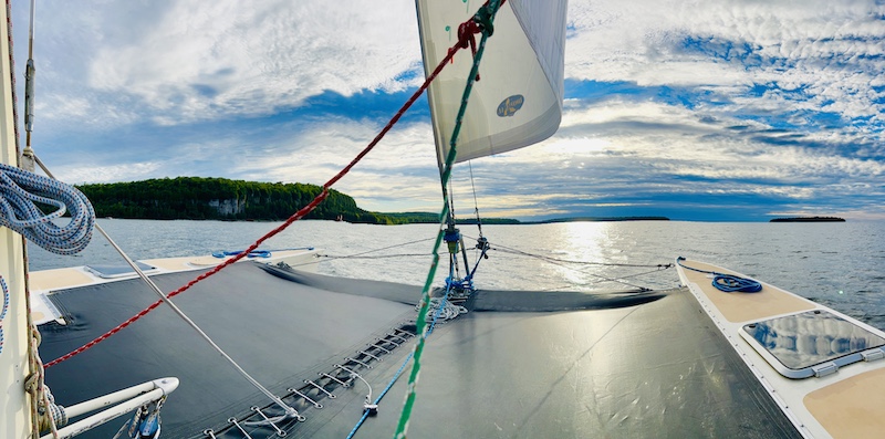 Father daughter trip ideas sailing in Door County