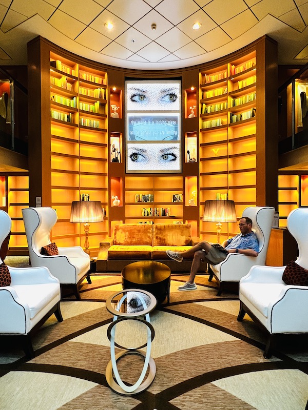 Read a book things to do on sea days celebrity reflection library