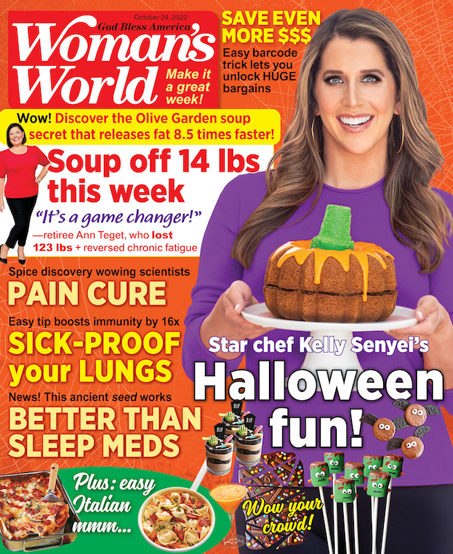 Woman's World Magazine cover with Ann Teget