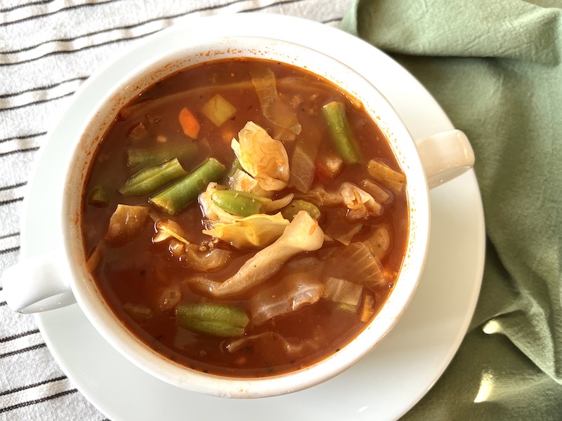 low-calorie vegetable soup recipe