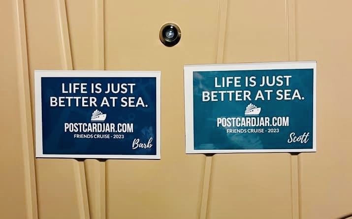 door magnets on a cruise ship