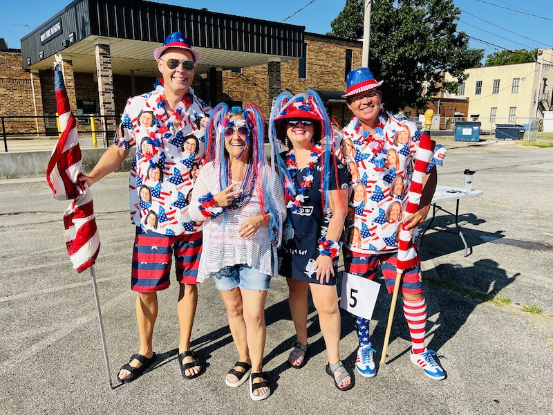 Fourth of July in Pawhuska-dressed for the Celebrate Freedom parade